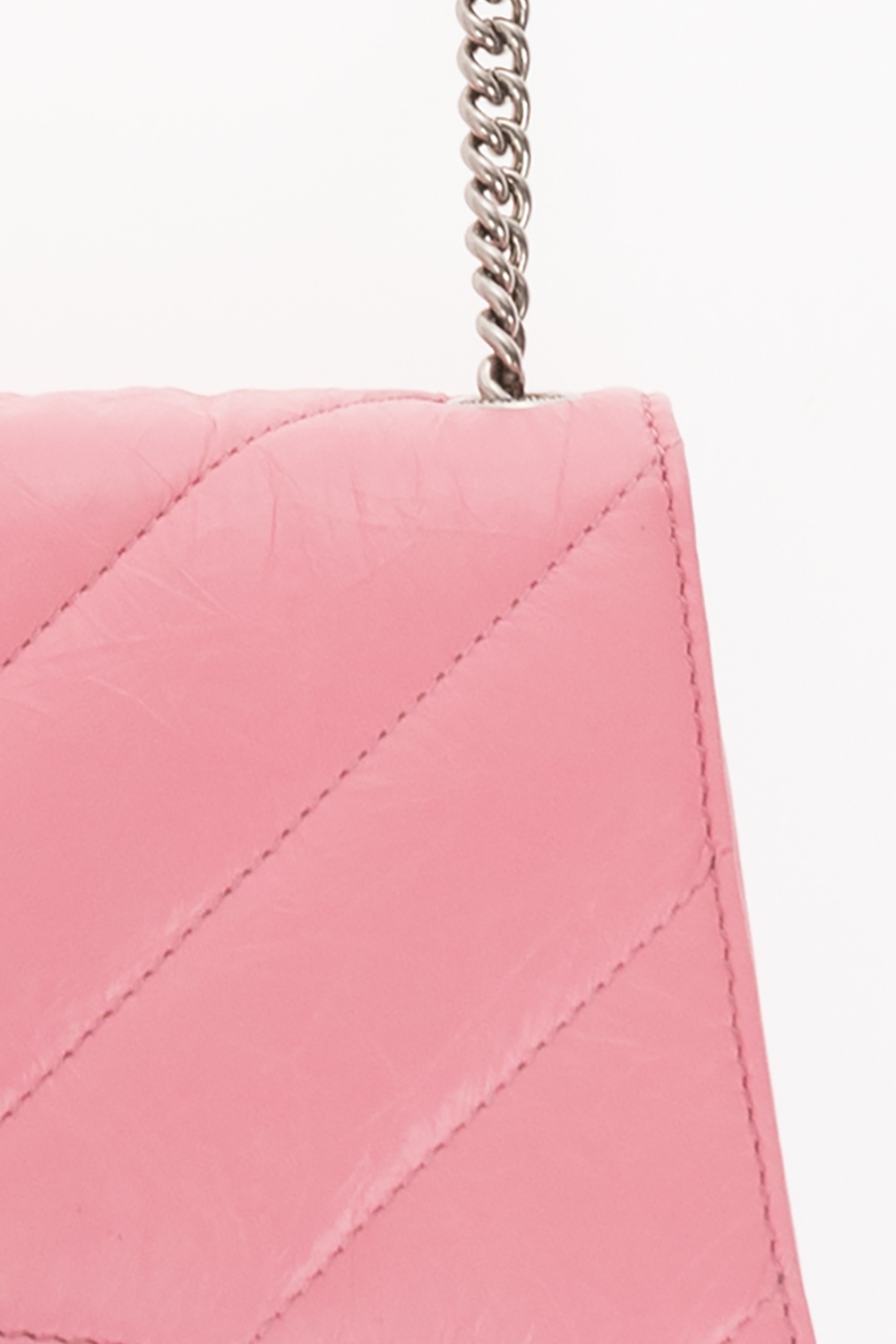 Loewe Avenue Crossbody Bag Pink Crush wallet on chain